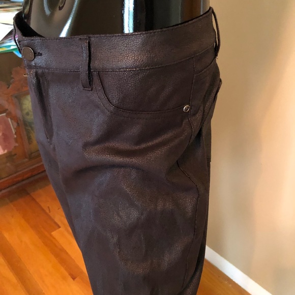 soho NYC Suede Skinny Jeans, 14 - Picture 3 of 5